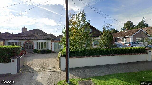 Street view of 64 Redesdale Road, Mount Merrion, Co Dublin