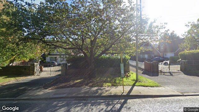 Street view of 34 Foster Avenue, Blackrock