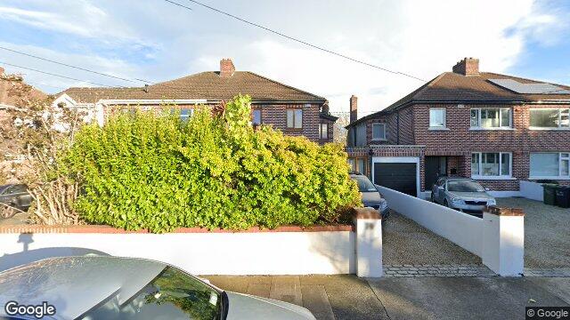 Street view of 74 Clonkeen Road, Deansgrange, Blackrock