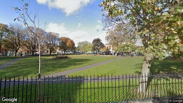 Street view of Sandymount Green, Sandymount, Pembroke East C Ward 1986, Dublin