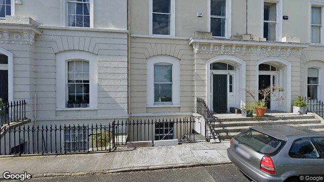 Street view of 14 Trafalgar Terrace, Blackrock