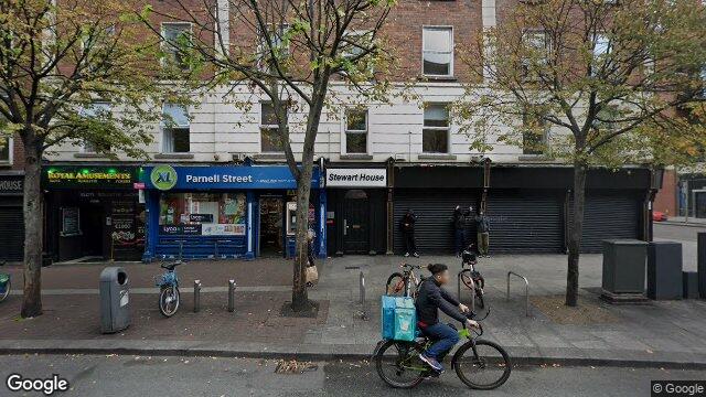Street view of 15 Stewart House, Parnell St, Dublin