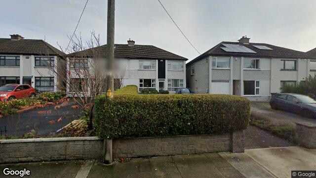 Street view of 47 Thomastown Road, Dun Laoghaire, Dublin