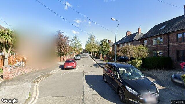Street view of 16 Serpentine Road, Sandymount