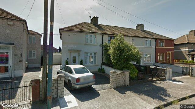 Street view of 100 Clanranald Road, Donnycarney Dublin 5, Dublin 5