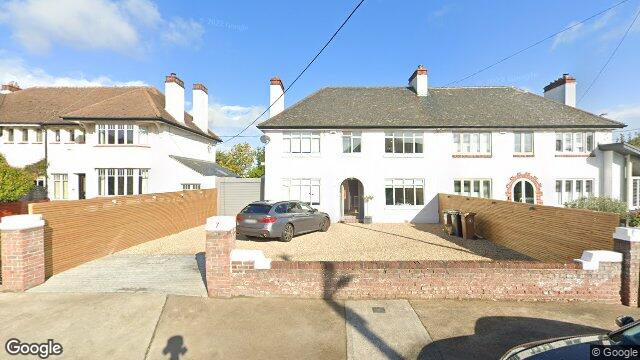 Street view of 7 Chestnut Road, Mount Merrion, Blackrock