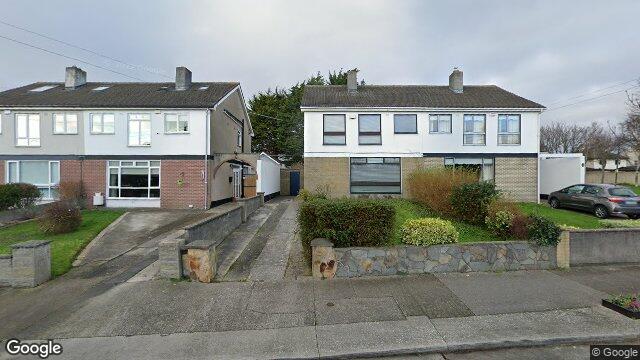 Street view of 9 Grange Park Grove, Raheny, Dublin 5, D05