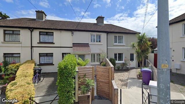 Street view of 40 Eden Villas, Glasthule, Dublin