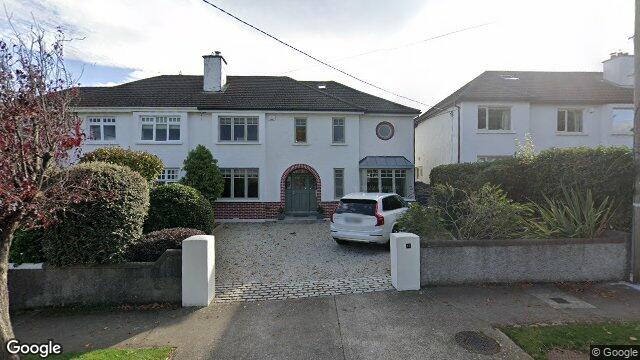 Street view of 47 Glenabbey Road, Mount Merrion, Co Dublin