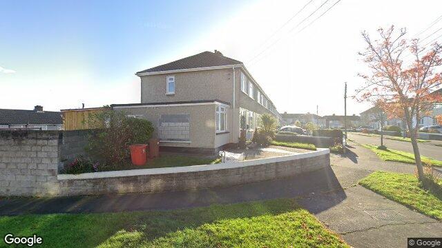 Street view of 1 Moatfield Park, St Brendans Estate, Coolock Dublin 5