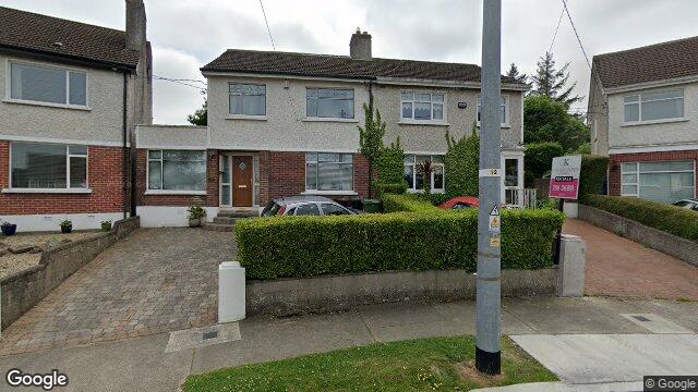 Street view of 75 Allen Park Road, Dublin