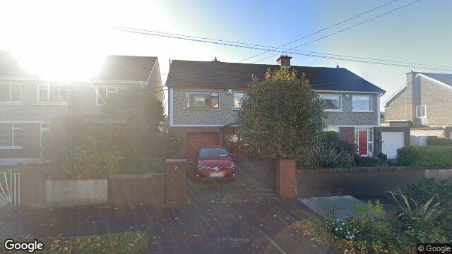 Street view of 7 Woodlands Drive, Dun Laoghaire, Dublin