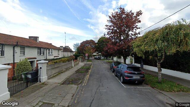Street view of Temple Park Avenue, Blackrock
