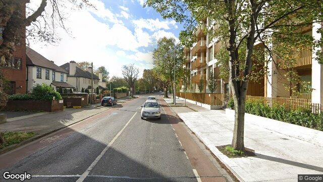 Street view of Apt 12, Eglinton Road, Donnybrook