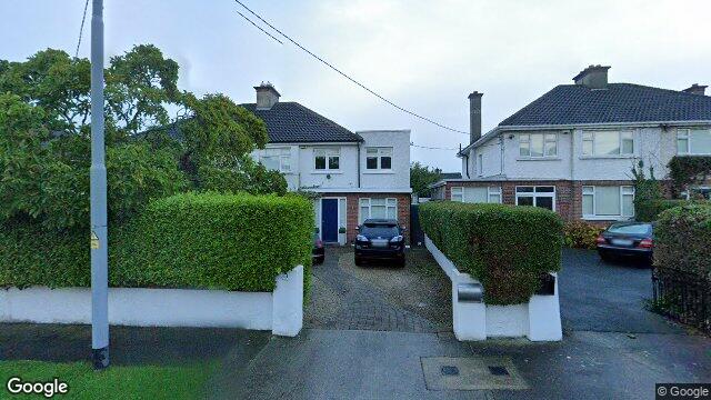 Street view of 33 Hyde Park Avenue, Blackrock, Dublin