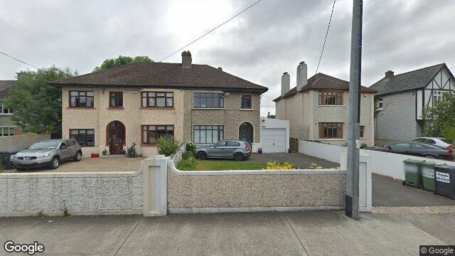 Street view of Deansgrange Road, Blackrock