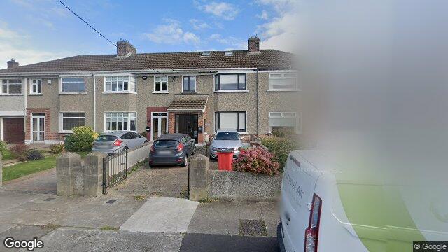 Street view of 54 Rosemount Avenue, Artane, Dublin 5