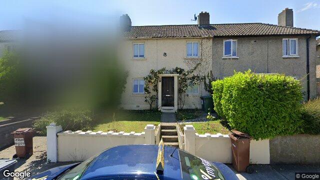 Street view of 76 St Patricks Crescent, Dun Laoghaire, Dublin