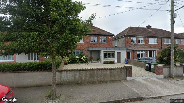 Street view of 23 Leopardstown Gardens, Co Dublin