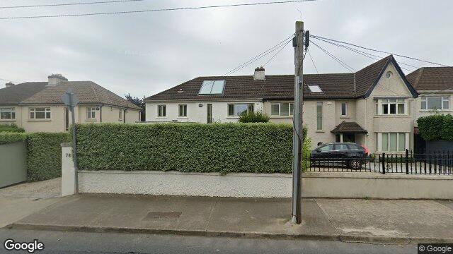 Street view of 78 Trees Road Lower, Mount Merrion