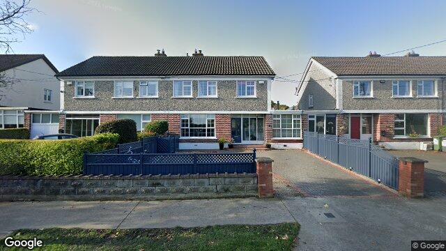 Street view of 73 Foxrock Avenue, Dublin