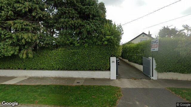 Street view of 35 Avondale Road, Killiney, Dublin