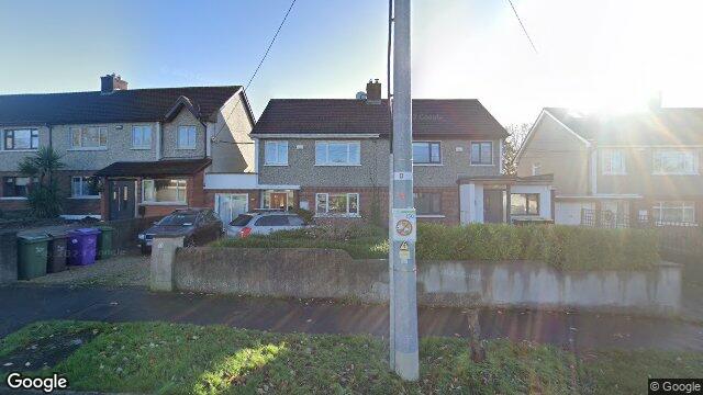 Street view of 12 Granville Crescent, Dun Laoghaire, Dublin