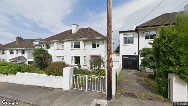 Street view of 54 North Avenue, Mount Merrion, Dublin