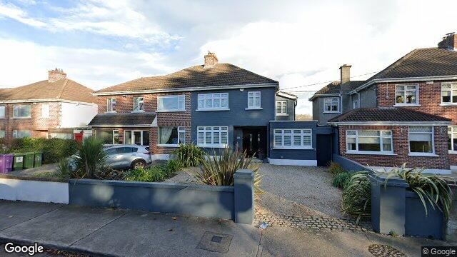 Street view of 126 Clonkeen Road, Blackrock