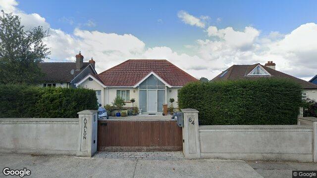 Street view of 64 Albert Road Upper, Glenageary