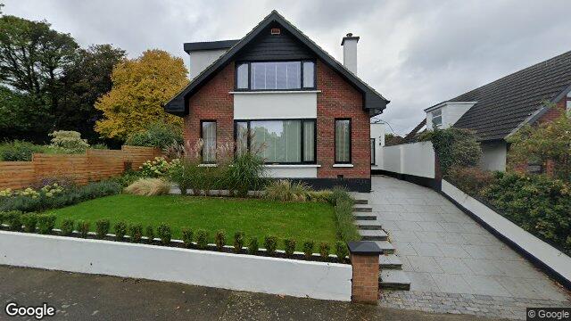 Street view of 1 Greythorn Park, Glenageary Road Upper, Dun Laoghaire