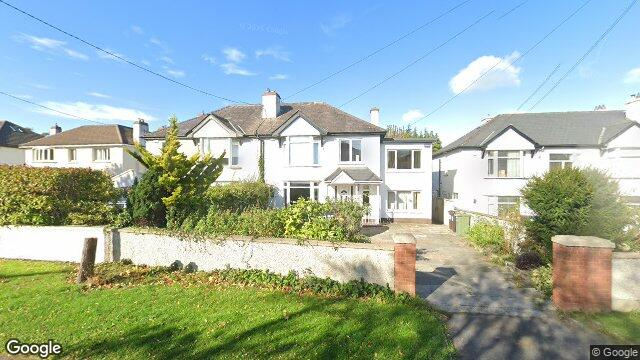 Street view of 75 Fosters Avenue, Mount Merrion, Dublin