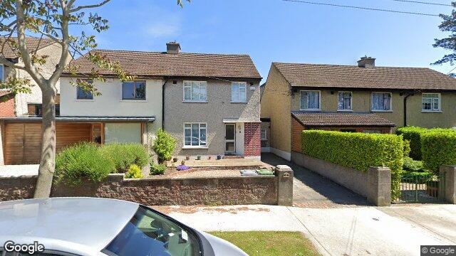 Street view of 18 Woodlawn Park, Mounttown, Dun Laoghaire