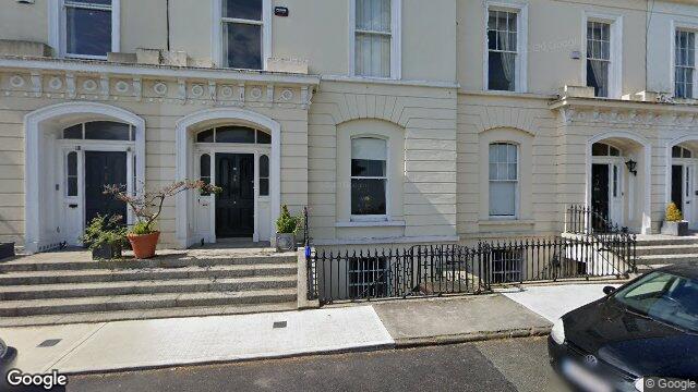 Street view of 15 Trafalgar Terrace, Monkstown, Dublin