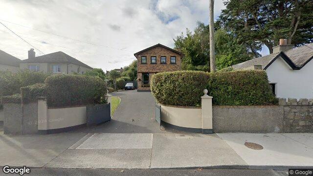 Street view of 190 Glenageary Road Upper, Dun Laoghaire, Dublin