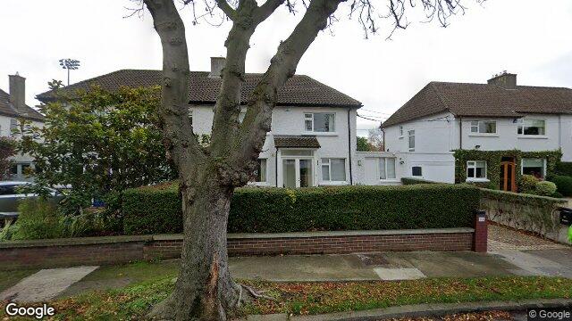 Street view of 34 Merlyn Road, Ballsbridge