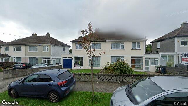 Street view of 34 Woodlands Avenue, Dublin