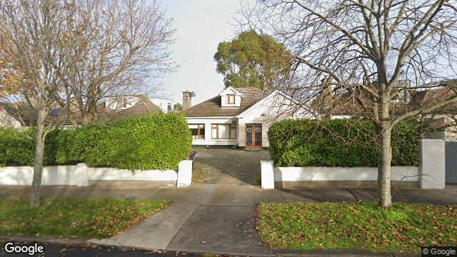 Street view of 10 Cluny Grove, Killiney, Dublin