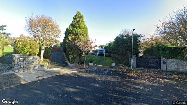 Street view of 22 Killiney Heath, Killiney, Dublin