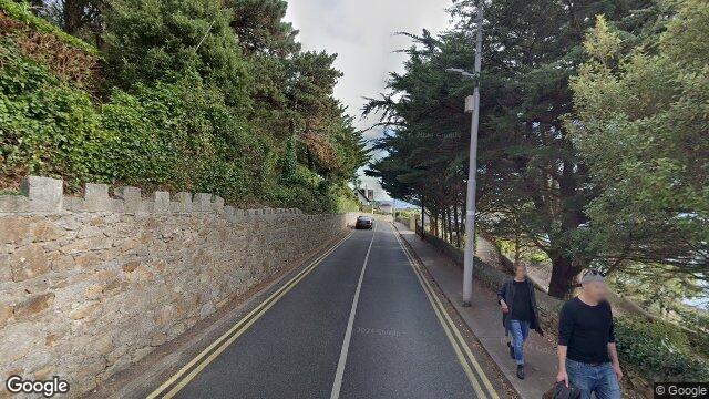 Street view of Vico Road, Dalkey