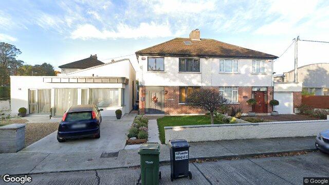 Street view of Claremont, Kill Avenue, Dun Laoghaire