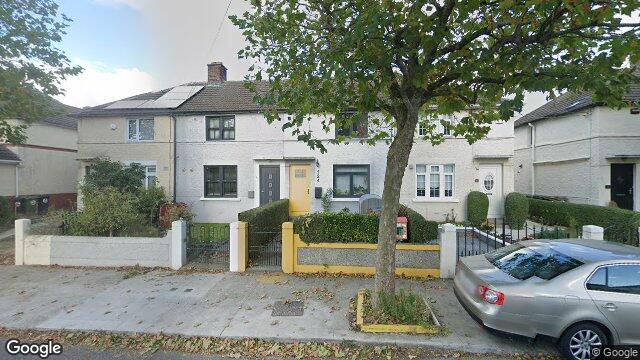 Street view of 124 Collins Avenue East, Dublin 5