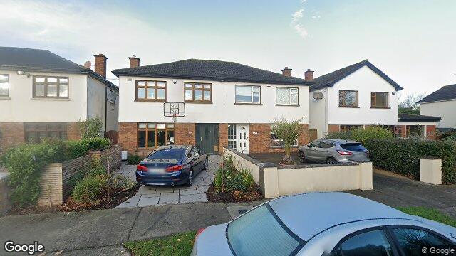 Street view of 23 Bayview Drive, Killiney, Dublin