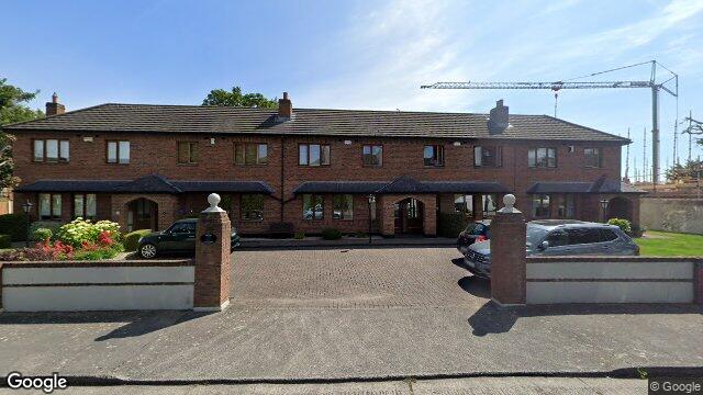 Street view of 3 Cedar Cottages, Linden Grove, Blackrock