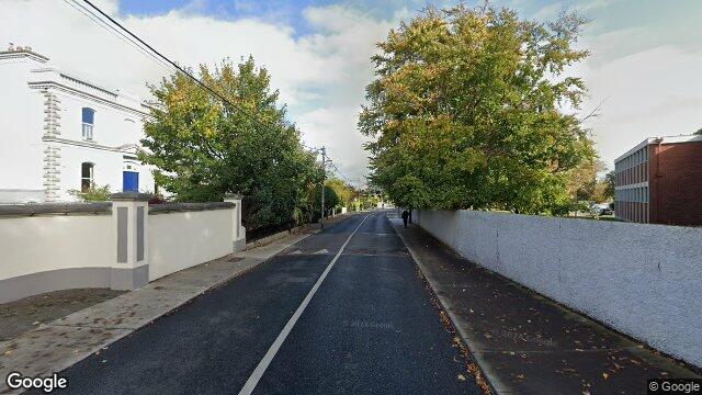 Street view of Avoca Avenue, Blackrock