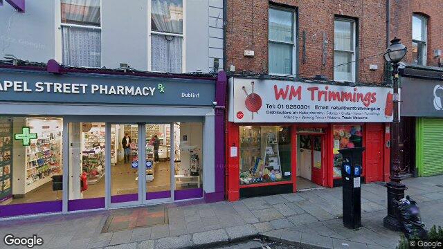 Street view of Apt 1 2 & 3, 137 Capel St, Dublin 1