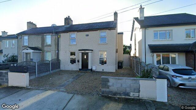 Street view of 64 St Fintans Villas, Deansgrange, Blackrock