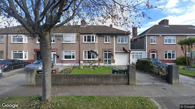 Street view of 24 Rosemount Avenue, Killester, Dublin 5