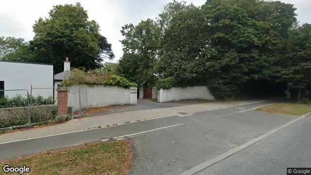 Street view of Church Road, Killiney