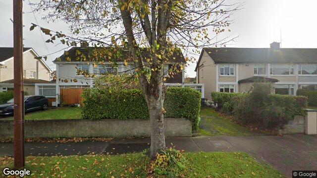 Street view of 59 Hillcourt Road, Glenageary, Dublin
